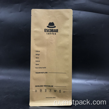 Дегазационный клапан с пакетом кофейной упаковки